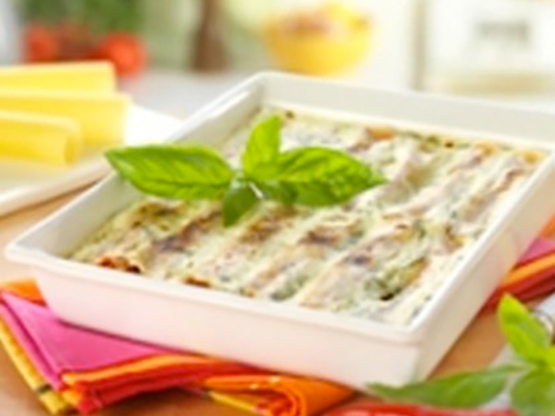 Cannelloni maison au fromage frais