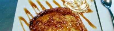 Pain perdu brioché au fromage frais