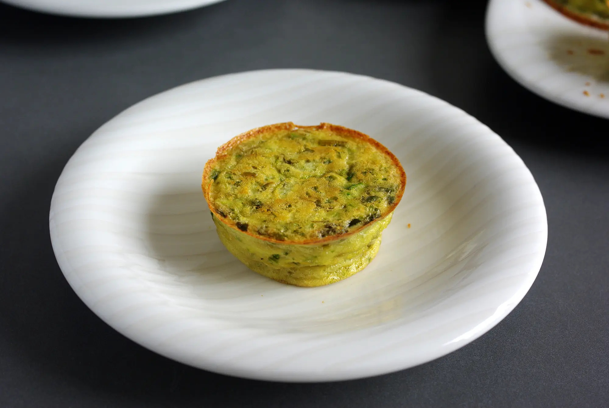 Flan de courgettes au camembert