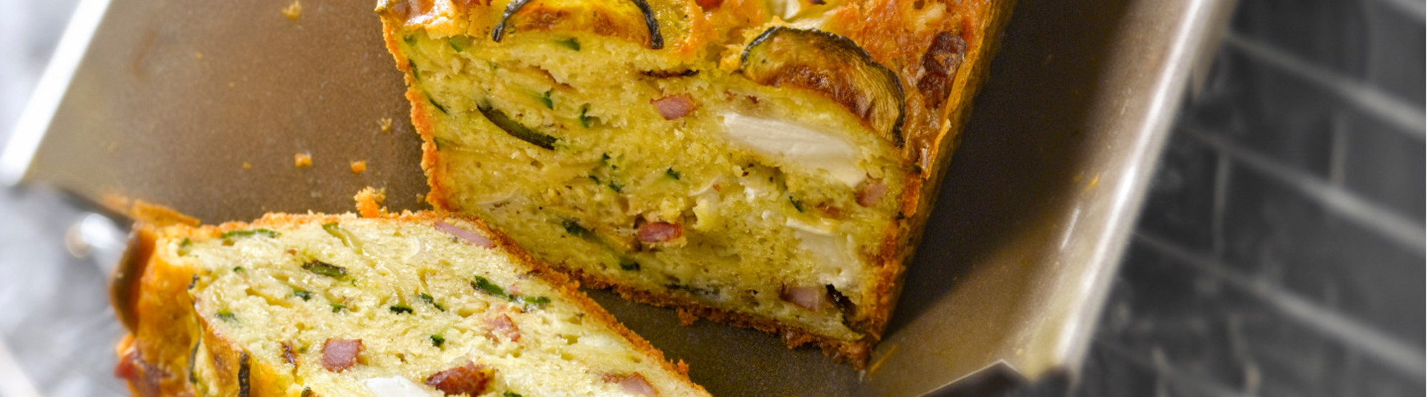 Cake courgette chèvre