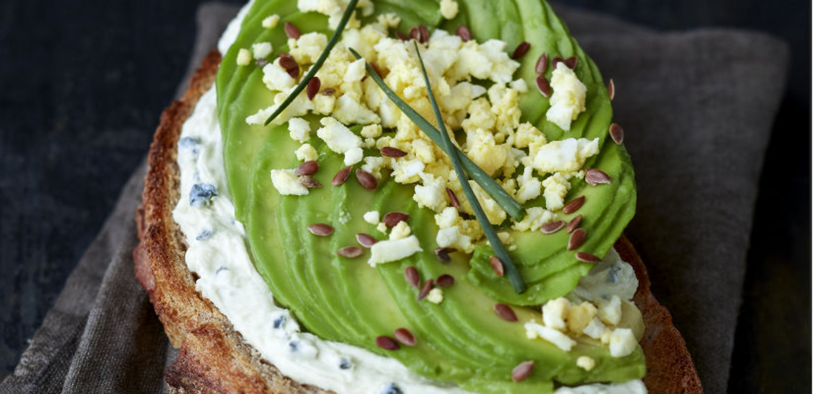 Tartine avocat et Saint Agur