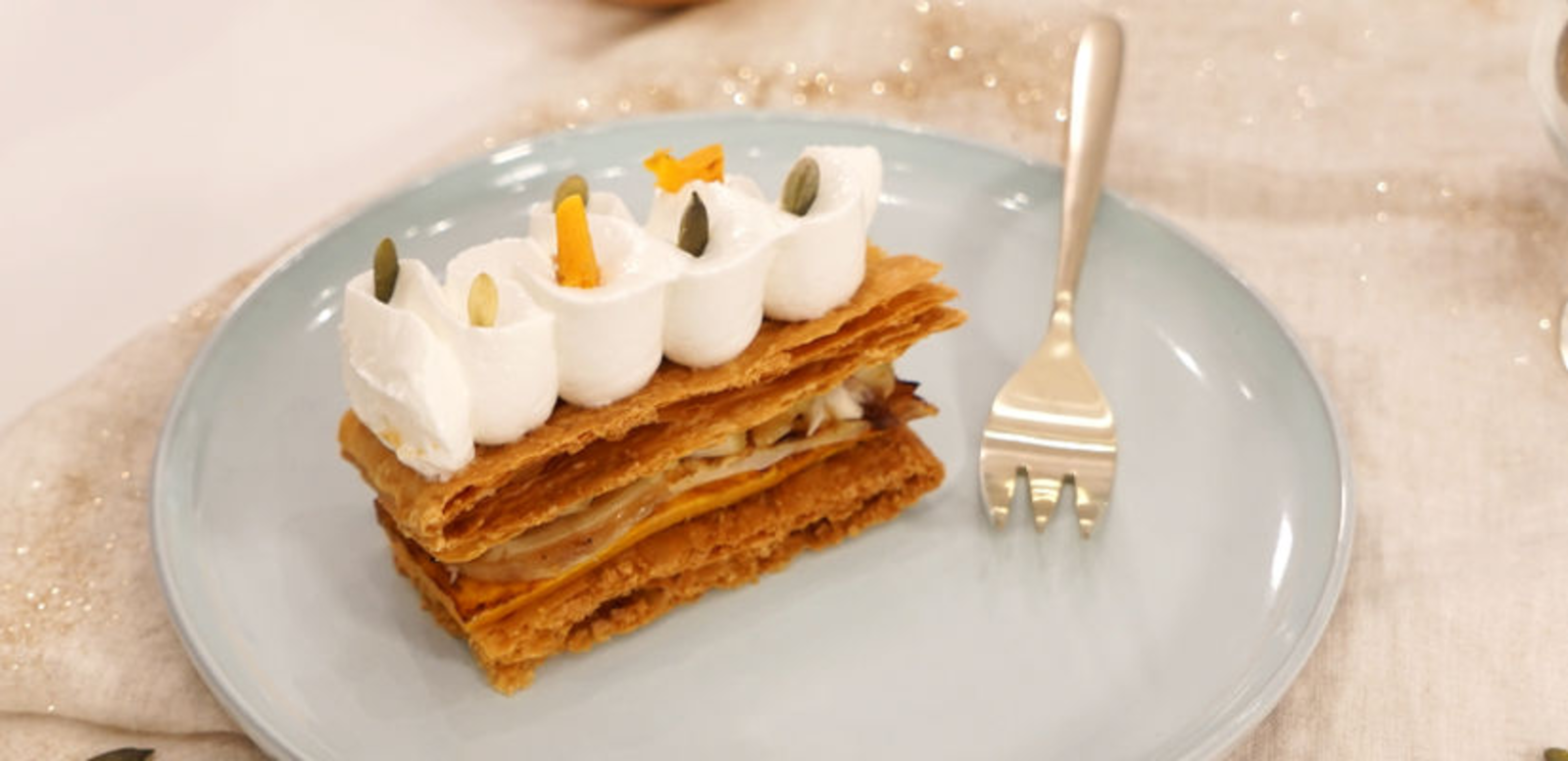 Millefeuille aux légumes et chèvre