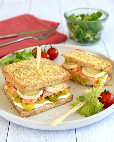 croque monsieur saumon poireaux def